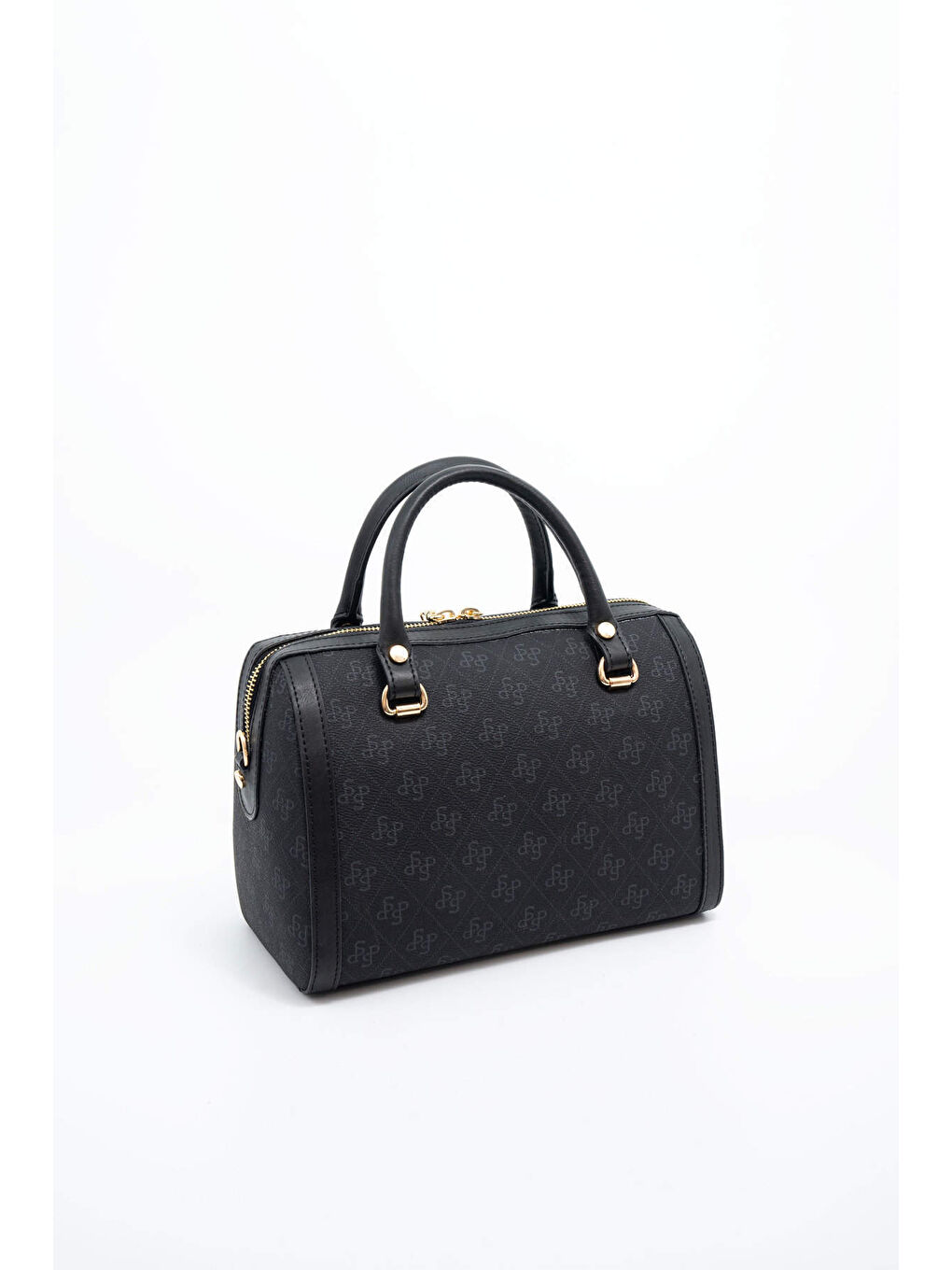 Siyah Kadın Omuz Çantası 1091-45895 SILVER POLO BAYAN ÇANTASI M178 SİYAH-MAT SİYAH-5