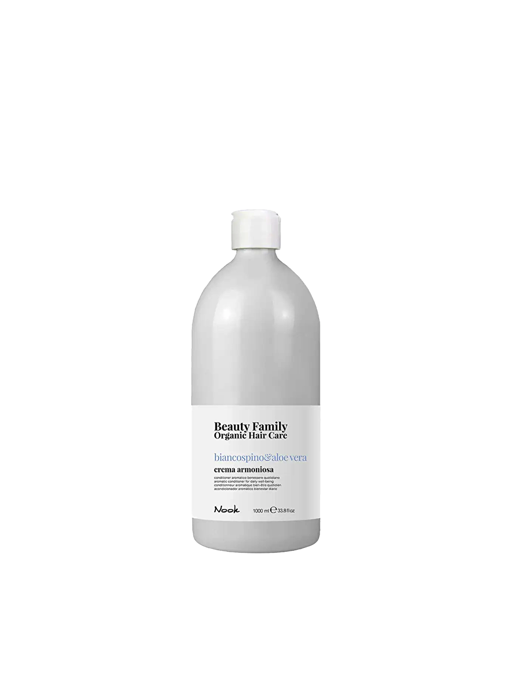 Nook Renksiz Günlük Bakım İçin Aromatik Krem 1000 Ml (Vegan) Beauty Famıly