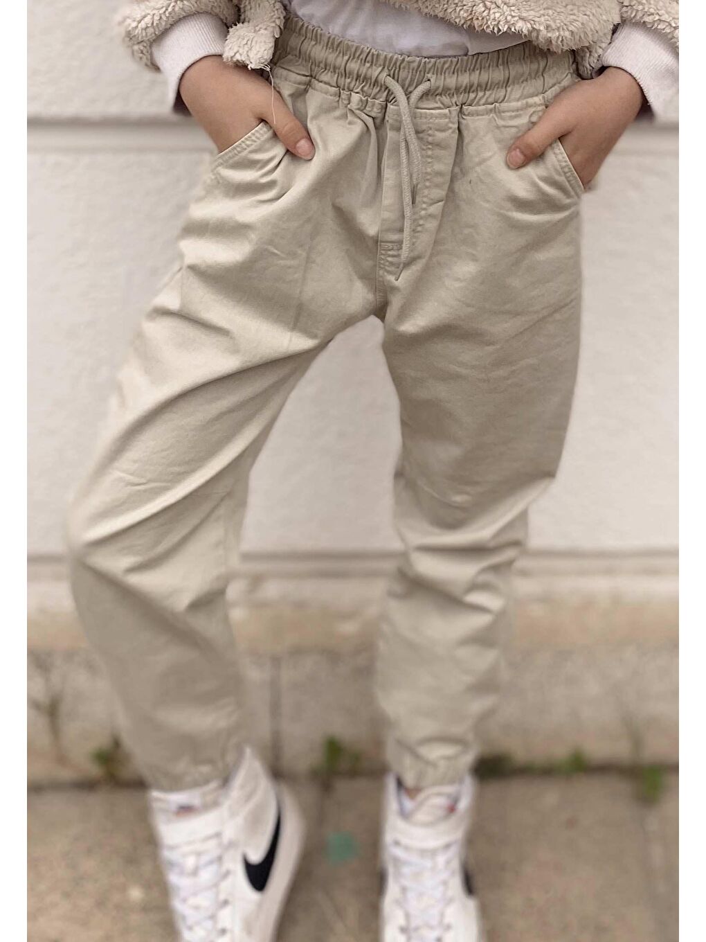 CİGİT Bej Jogger Pantolon 2-9 Yaş Bej