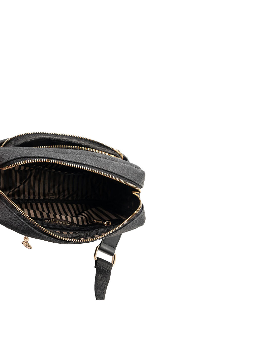 Kahverengi Kadın Çapraz Çanta 1201-47996 SILVER POLO ÇAPRAZ BAYAN ÇANTASI M191 KAHVE SARI-MAT KAHVE-5