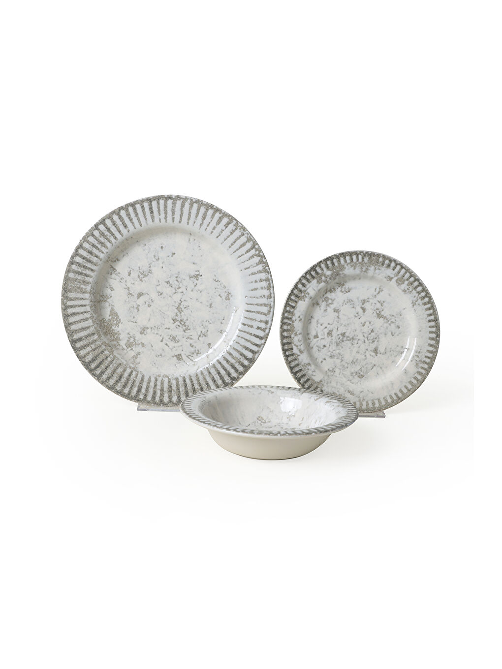 Karışık Deep  Moon Brown Assos Yemek Takımı 18 Parça 6 Kişilik-5