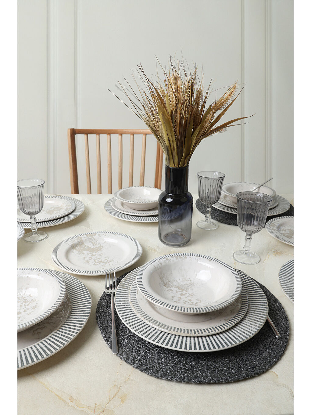 Karışık Deep Moon Assos Yemek Takımı 18 Parça 6 Kişilik-2