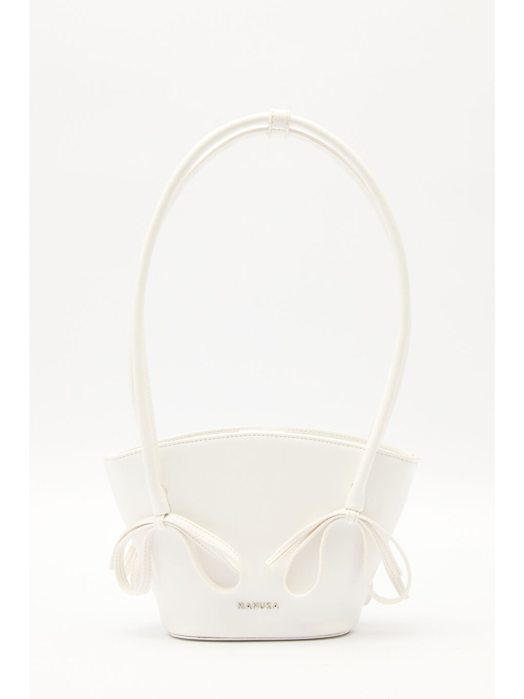 Beyaz SANDY FİYONKLU MİNİ ÇANTA MARSHMALLOW-3