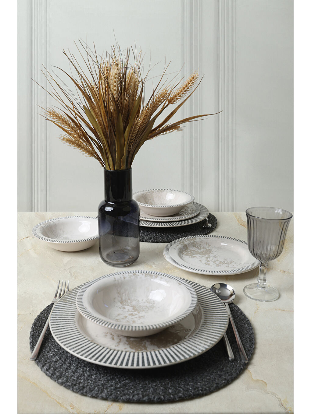 Karışık Deep Moon Assos Yemek Takımı 18 Parça 6 Kişilik-4