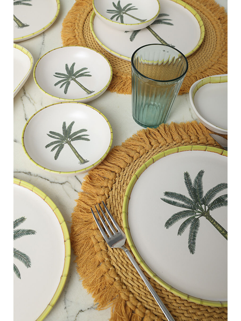 Karışık Palmiye Kahvaltı Takımı 12 Parça 6 Kişilik-4