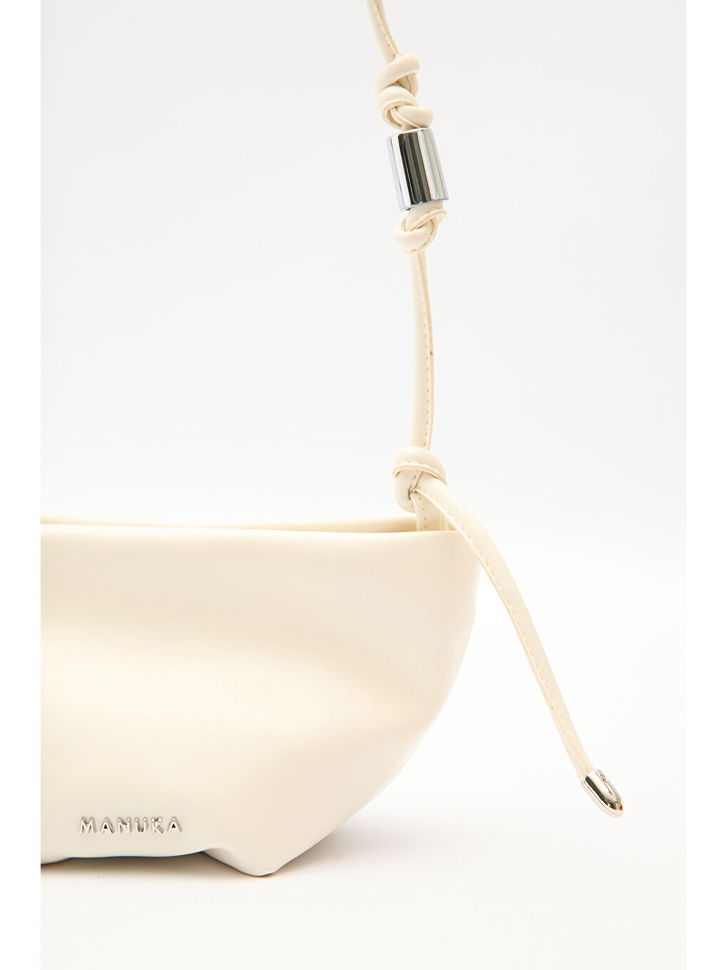 Bej Elora Bağlama Detaylı Çanta Vanılla-2