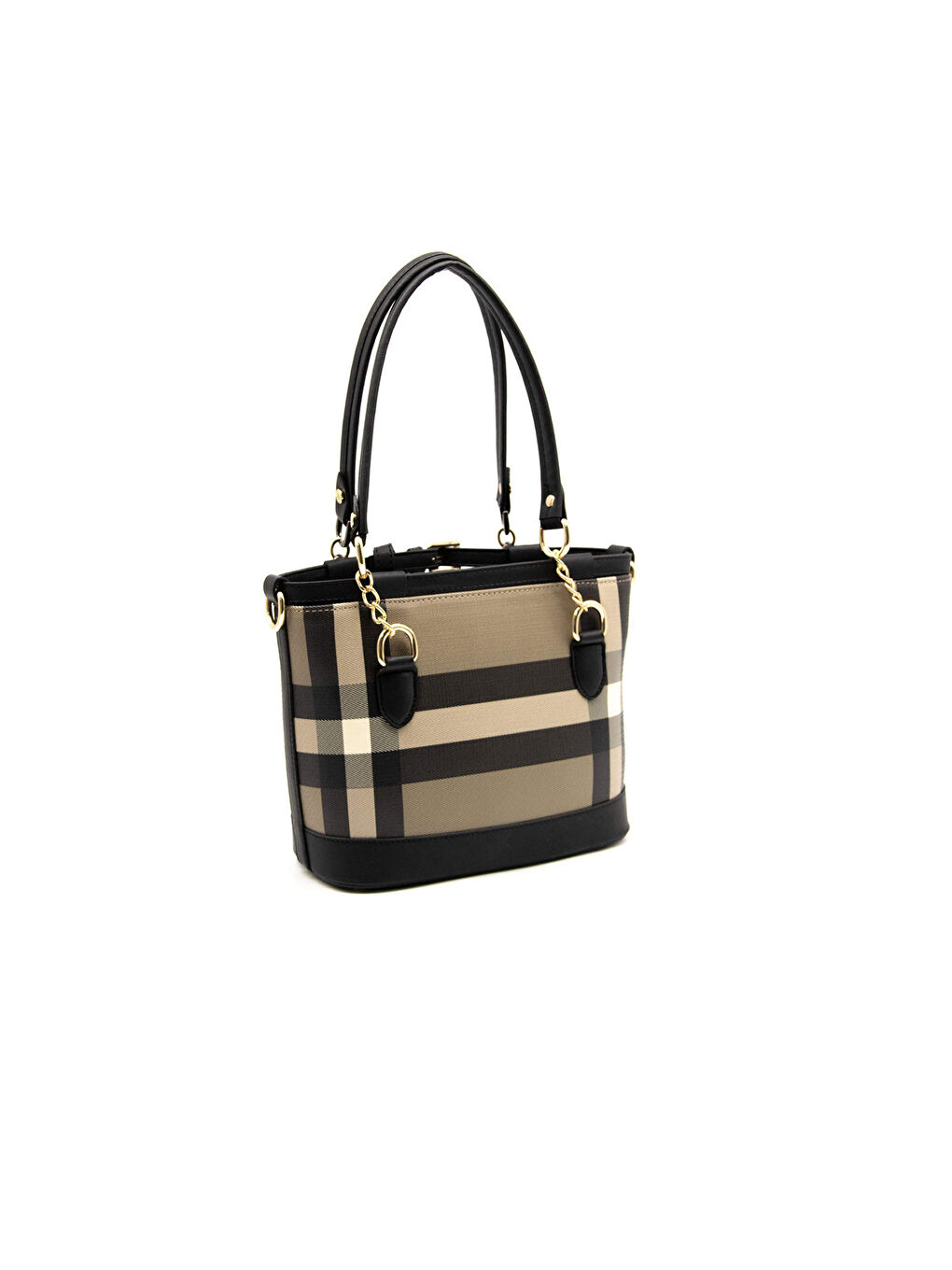 Kahverengi Kadın Omuz Çantası 1155-45201 SILVER POLO BAYAN ÇANTASI MK80 KAHVE-MAT SİYAH-3