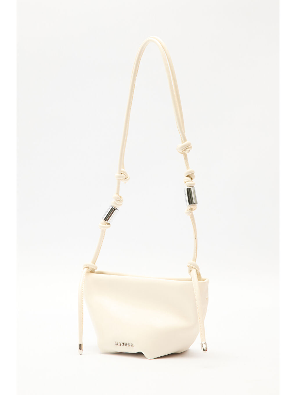 Bej Elora Bağlama Detaylı Çanta Vanılla-3