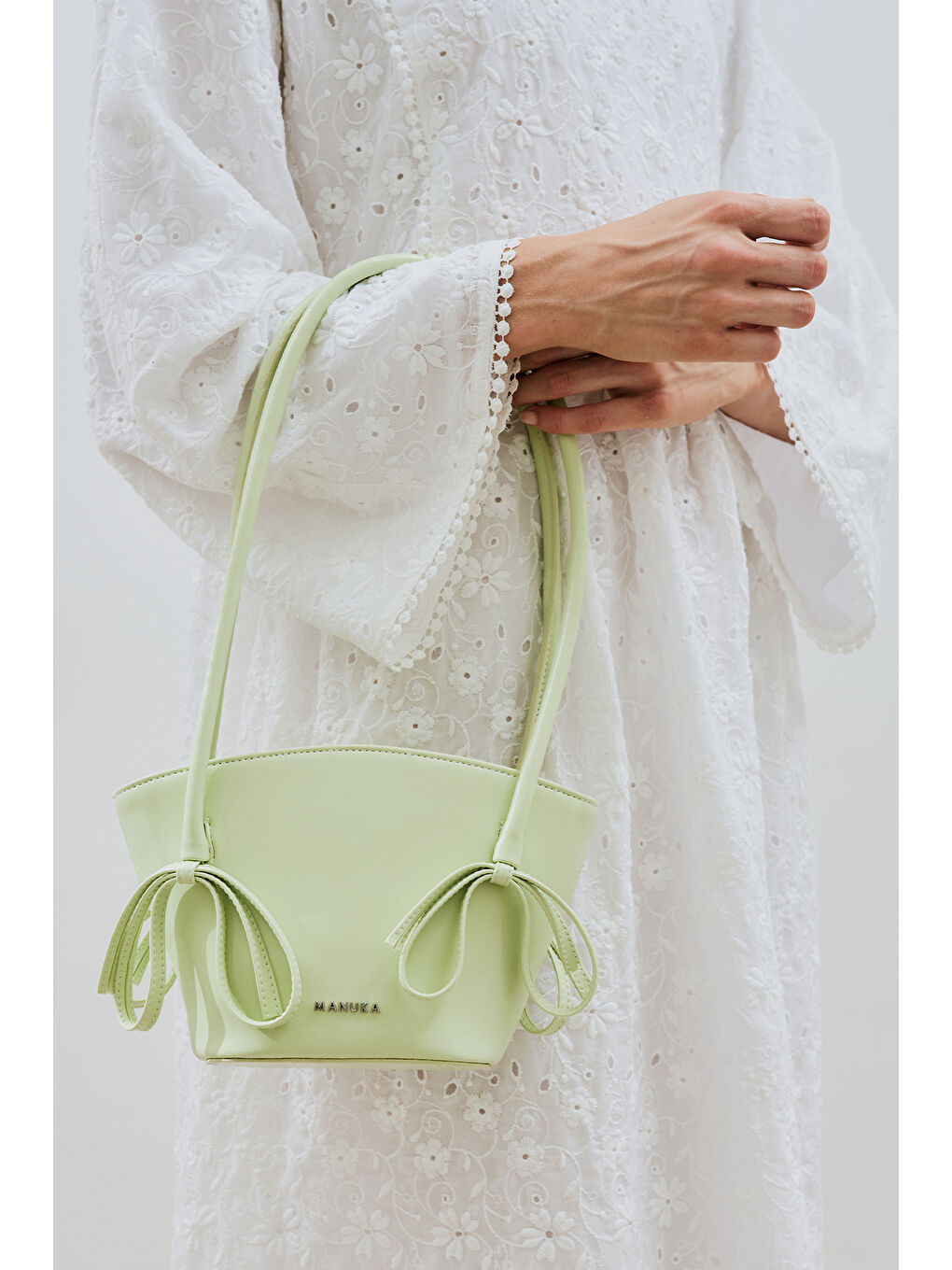 Yeşil Sandy Fiyonklu Mini Çanta Ice Cream-1