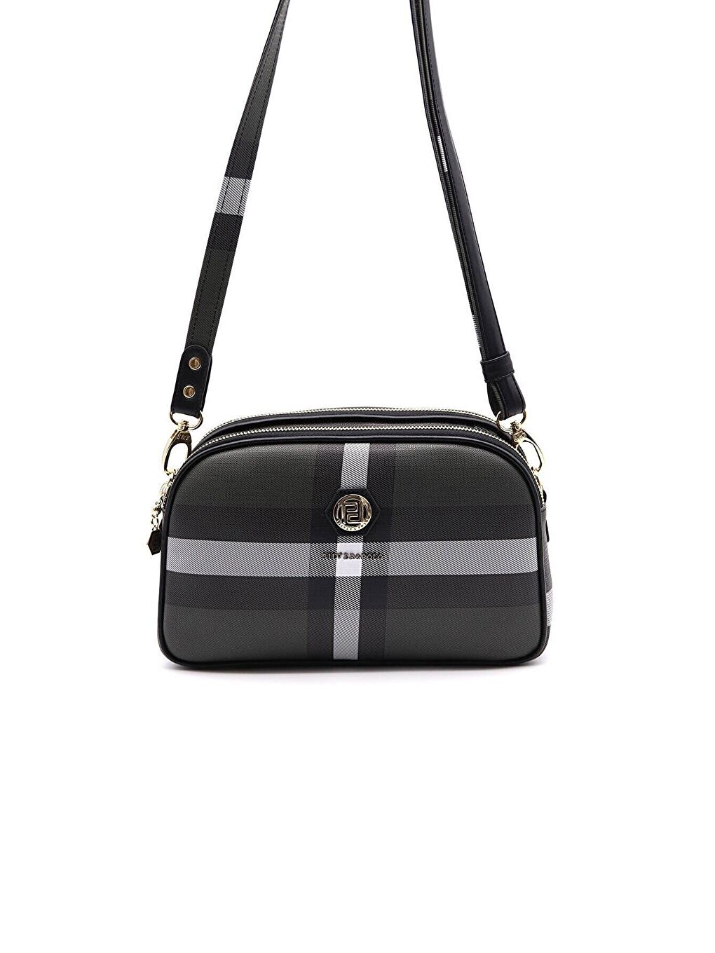 Siyah Kadın 745-35240 SILVER POLO ÇAPRAZ ÇANTA MK129 SİYAH-MAT SİYAH