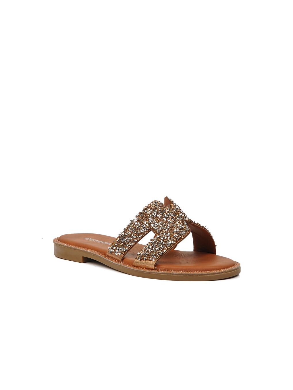 Pembe 286074 Rose Taşlı Kadın Terlik-2