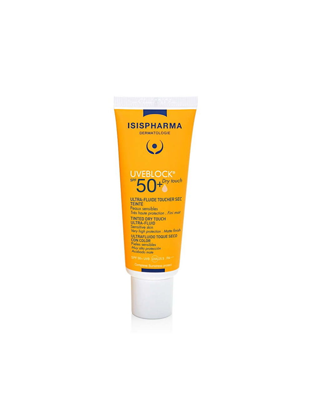 Isis Pharma Uveblock Dry Touch Ultra Fluid Renkli Güneş Koruyucu SPF50+ 40ml Claire