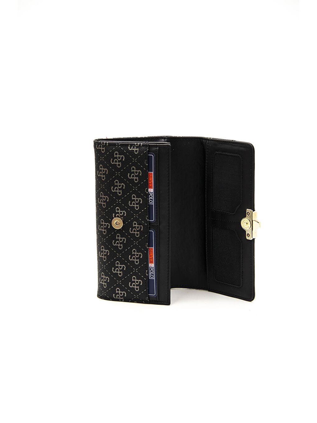 Kadın Cüzdan & Kartlık 979-43150 M178 Siyah Platin-Mat Siyah-4