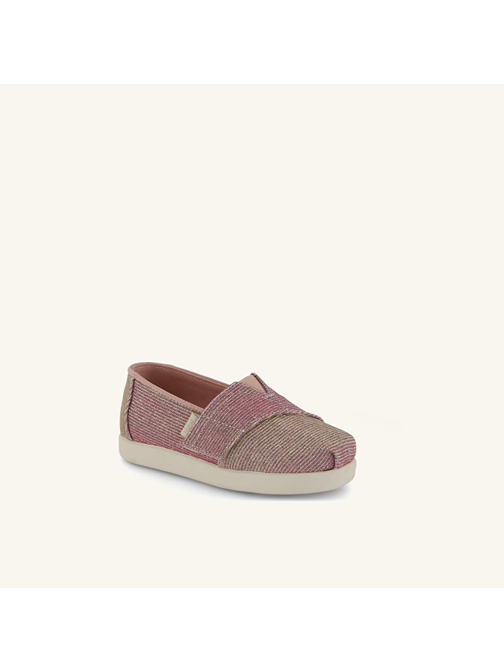 Pembe Kız Çocuk Espadril 1002319 Alpargata Classic Pale Rose Glitter Corduroy-1