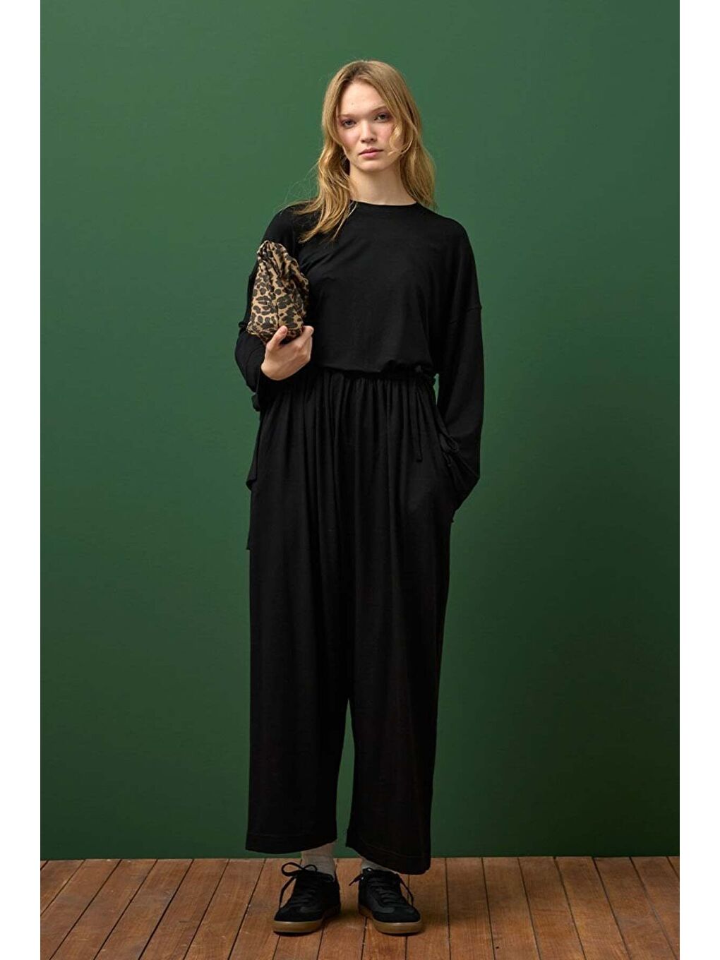 Siyah Viskon Relax Takım-2