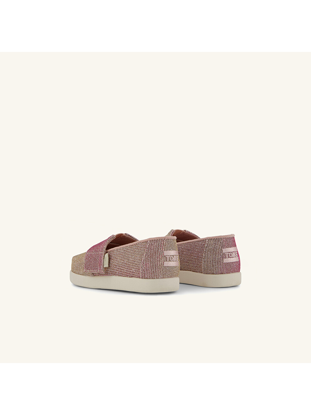 Pembe Kız Çocuk Espadril 1002319 Alpargata Classic Pale Rose Glitter Corduroy-2