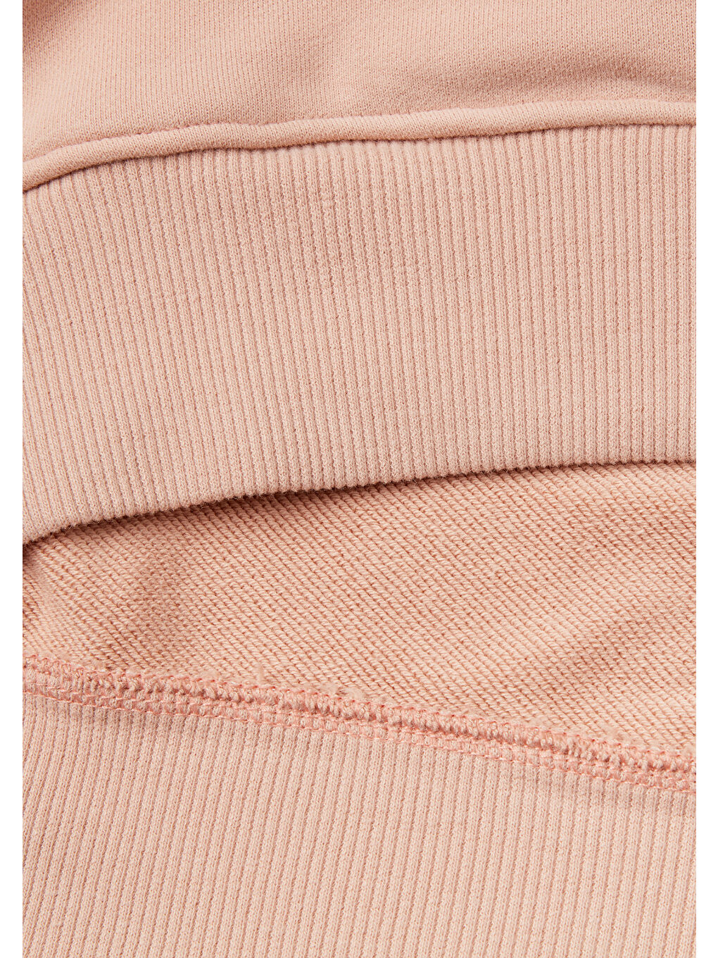 United Colors Of Benetton Pembe Erkek Pudra Pamuk Karışımlı Önü Logo Baskılı Kapüşonlu Sweatshirt - 5