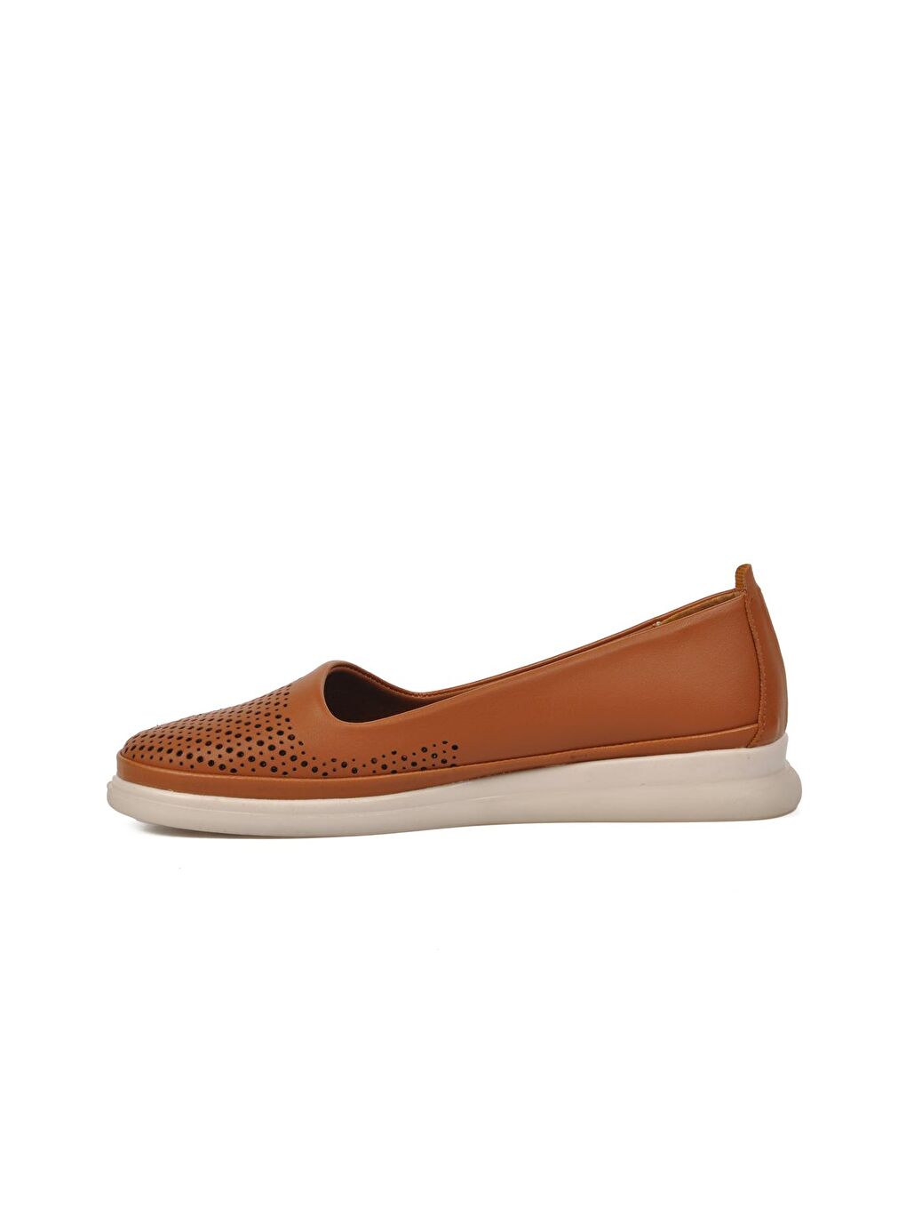 Kahverengi Taba Kadın Loafer Babet Ayakkabı 447018-1