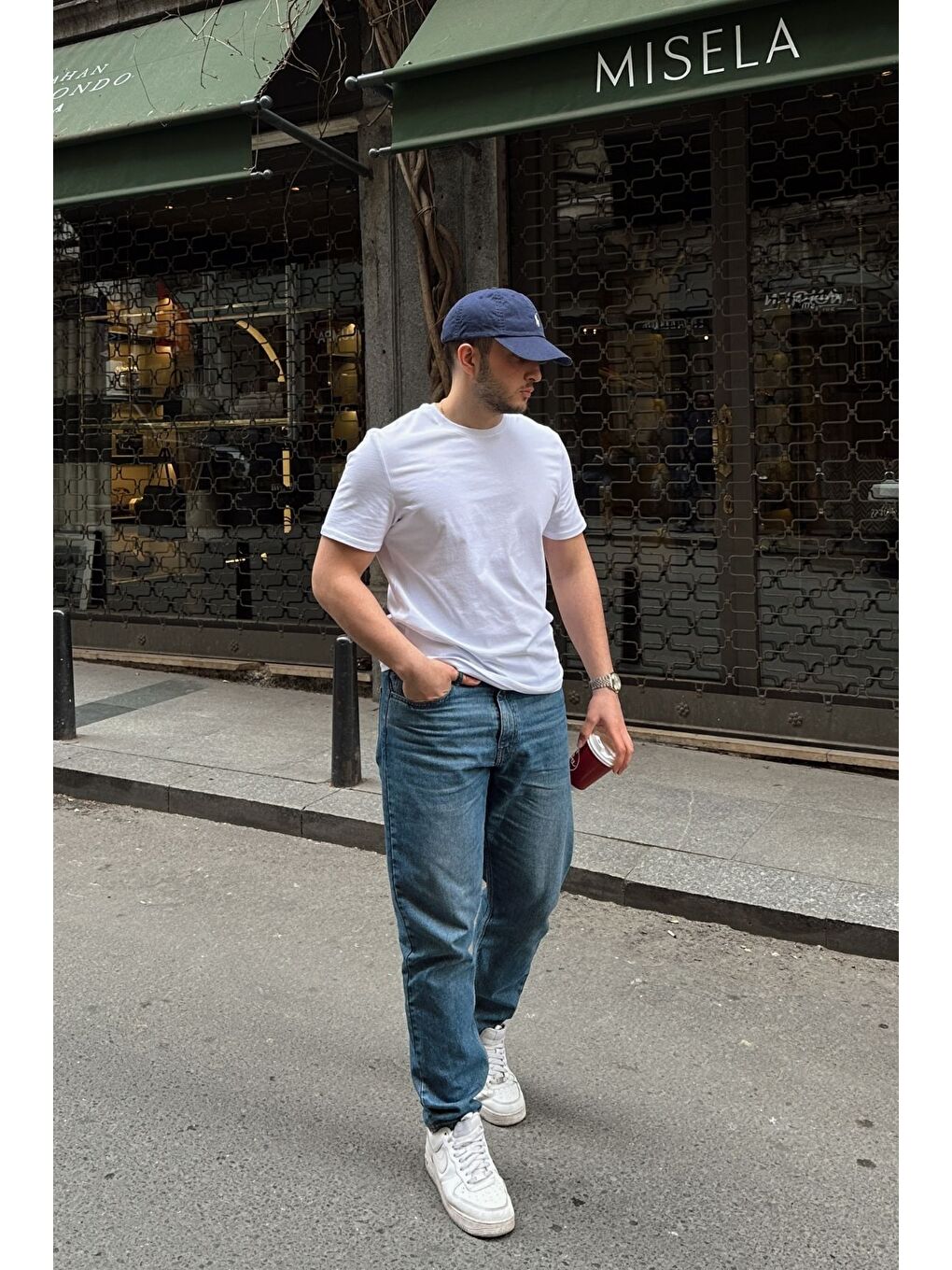Beyaz Erkek Regular Fit Yüksek Kalite %100 Pamuk Basic Tişört 24/1-3