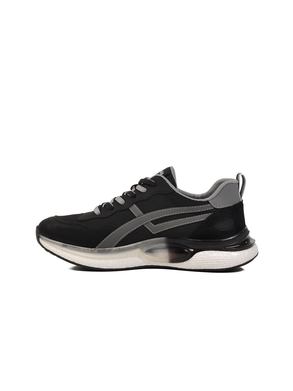 Siyah Fileli Hava Alabilen Erkek Spor Ayakkabı 25Y563 M-1