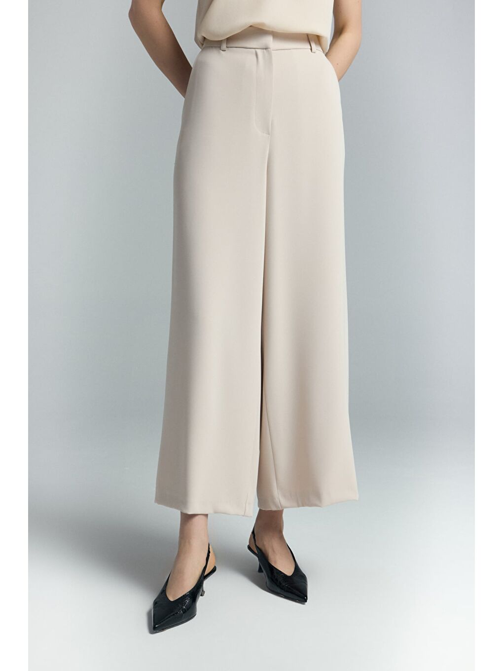 Mari Pantolon - Bej-5