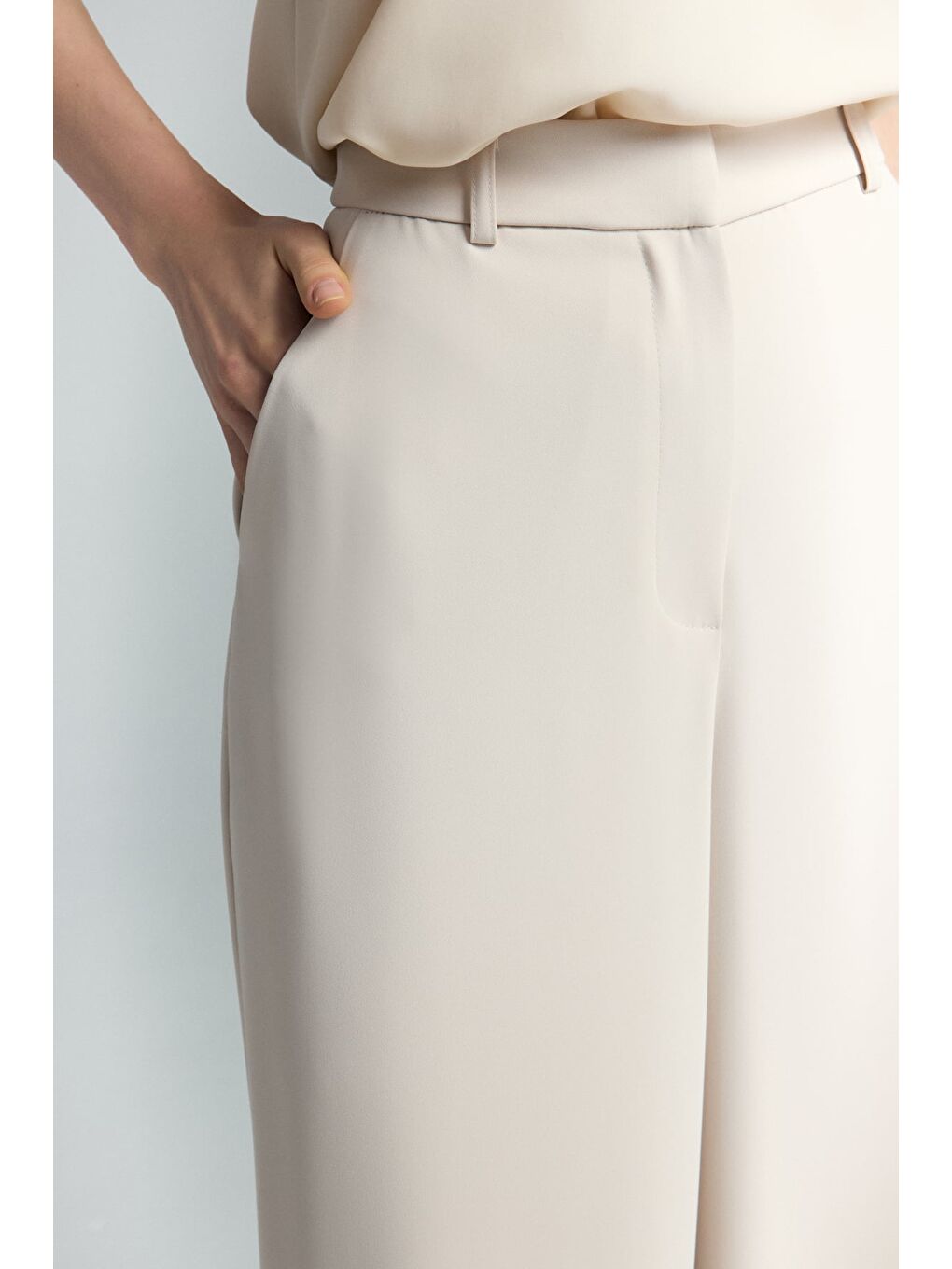 Mari Pantolon - Bej-6