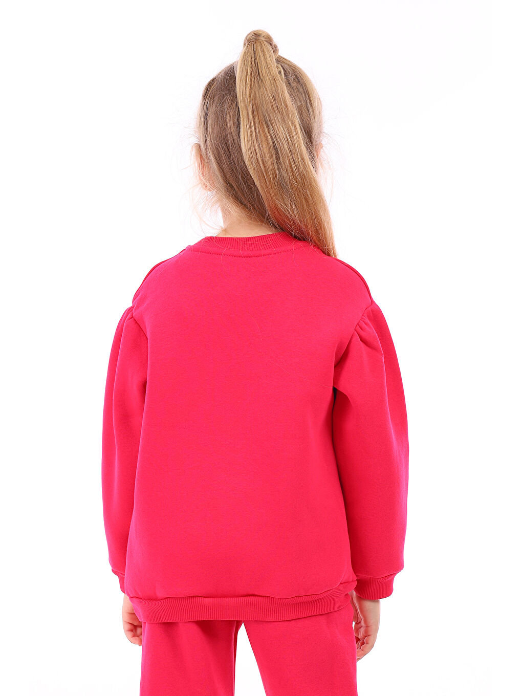 Toontoykids Fuşya Kız Çocuk Baskılı Sweatshirt - 1