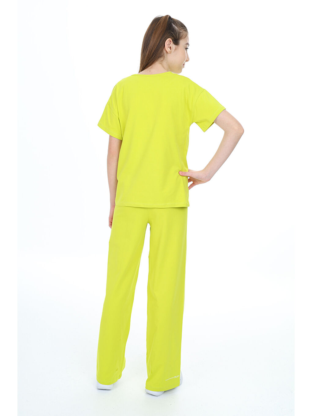 Yeşil Kız Çocuk Baskılı Eşofman Takım-2