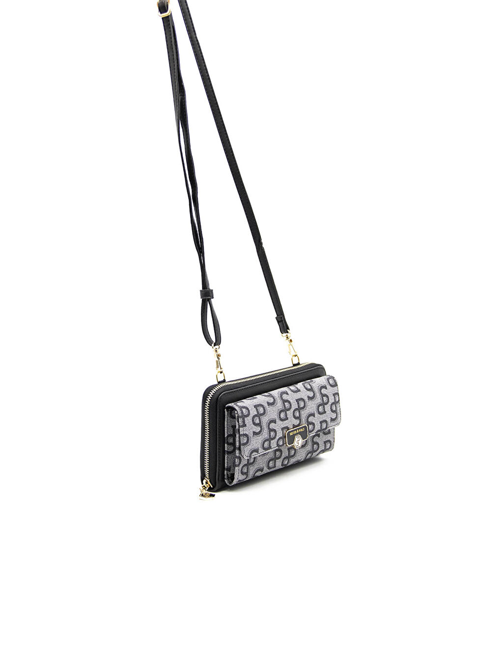 Gri Kadın Cüzdan & Kartlık 921-41188 BAYAN CÜZDAN M169 GRİ-NOVA SİYAH-1