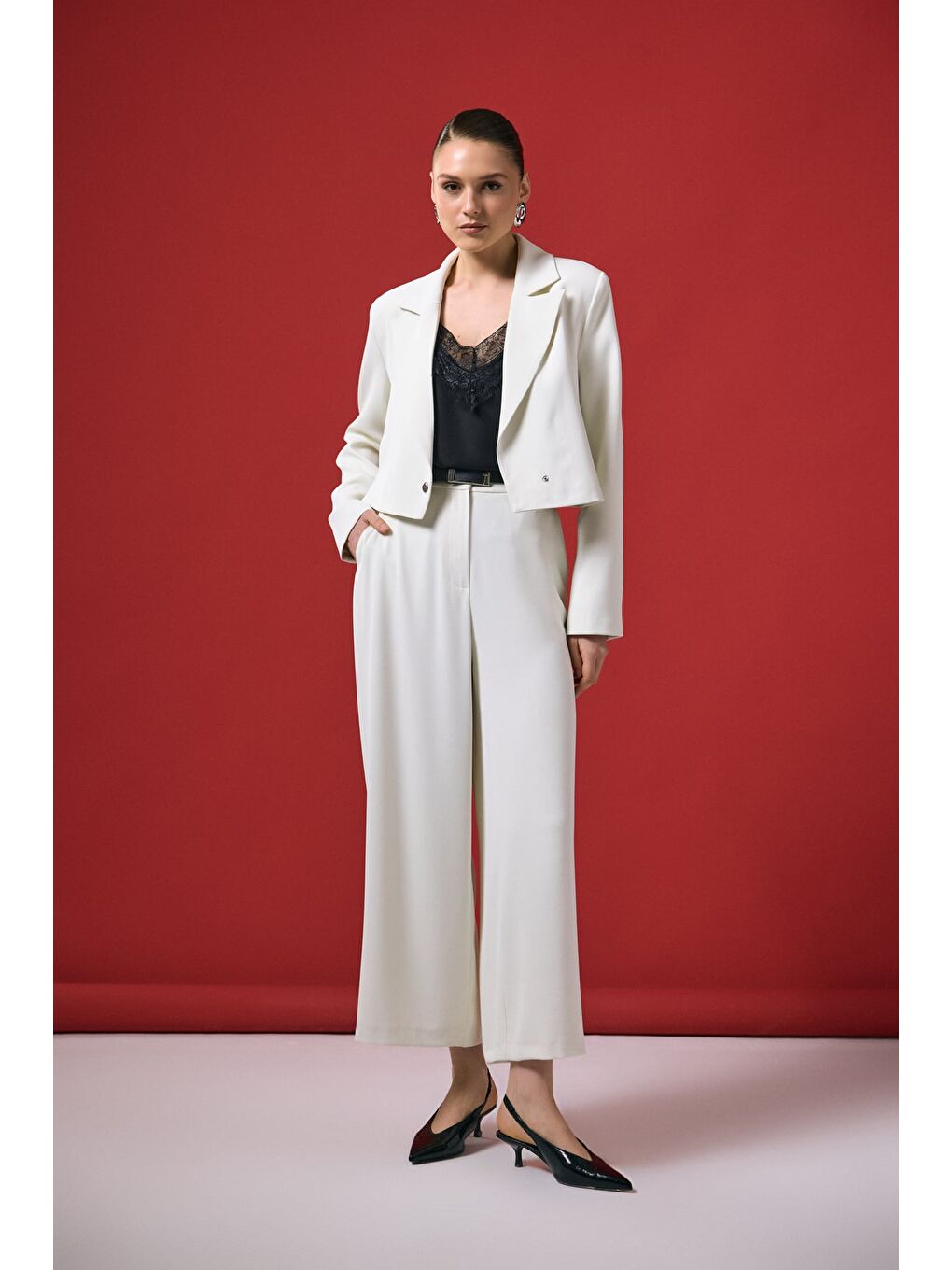 Mari Pantolon - Ekru