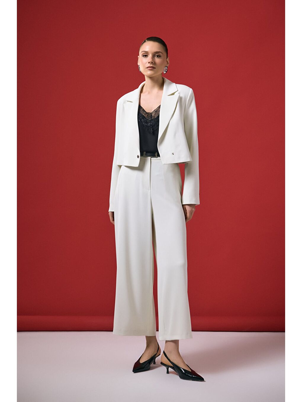 Mari Pantolon - Ekru-1