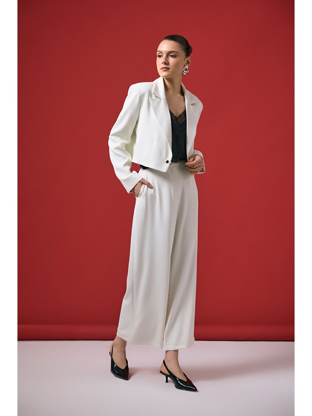 Mari Pantolon - Ekru-2