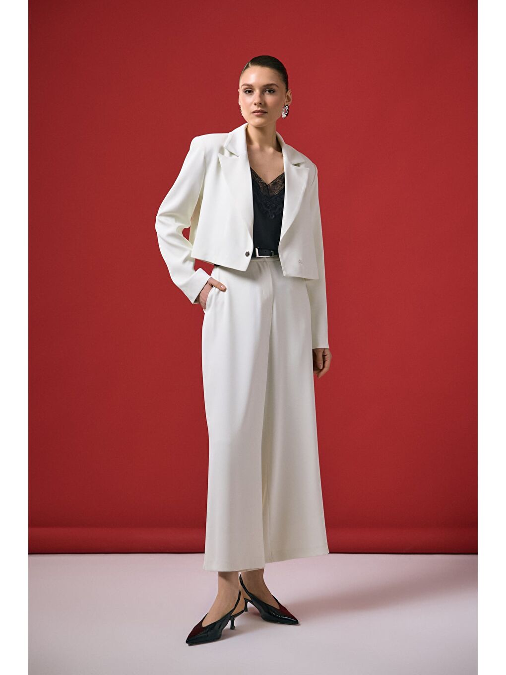 Mari Pantolon - Ekru-4