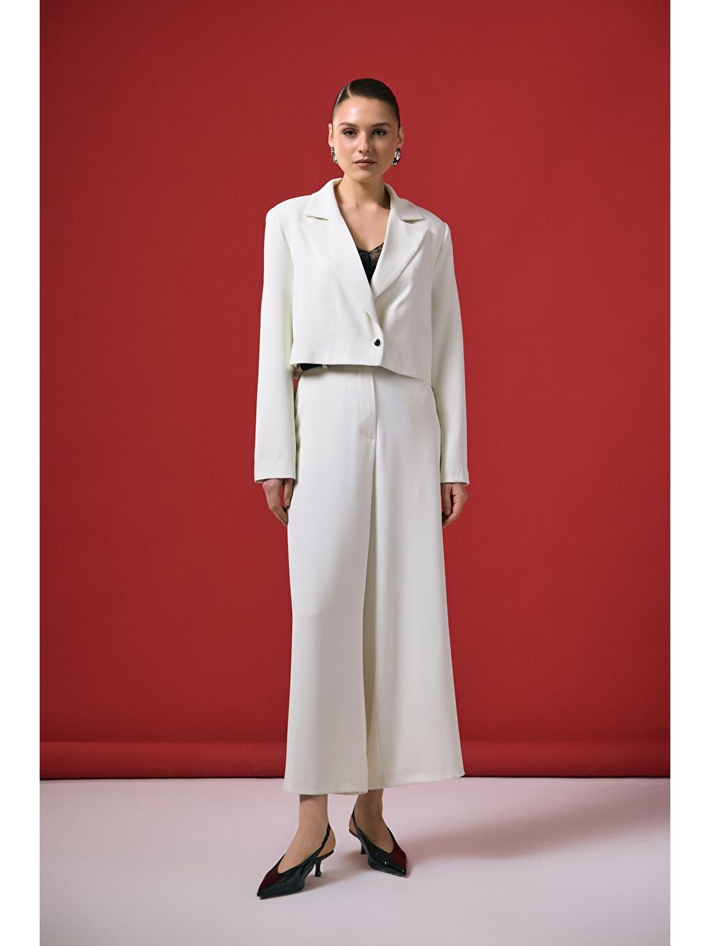 Mari Pantolon - Ekru-5