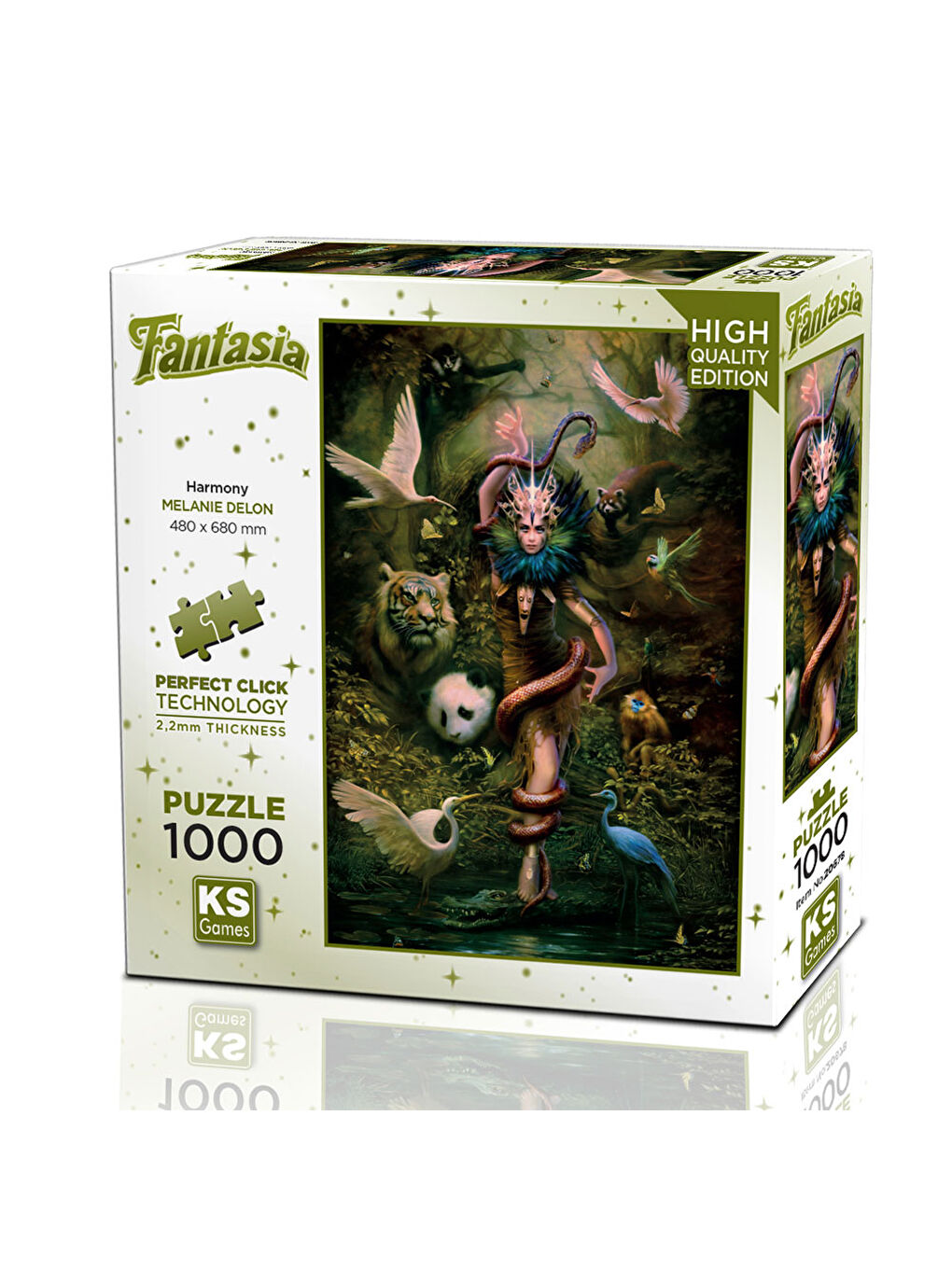 KS GAMES Renksiz Puzzle 1000 Parça Harmony 20678