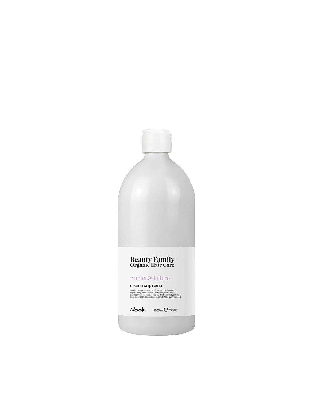 Nook Renksiz Kimyasal İşler Görmüş Saçlar İçin Krem 1000 Ml (Vegan) Beauty Famıly