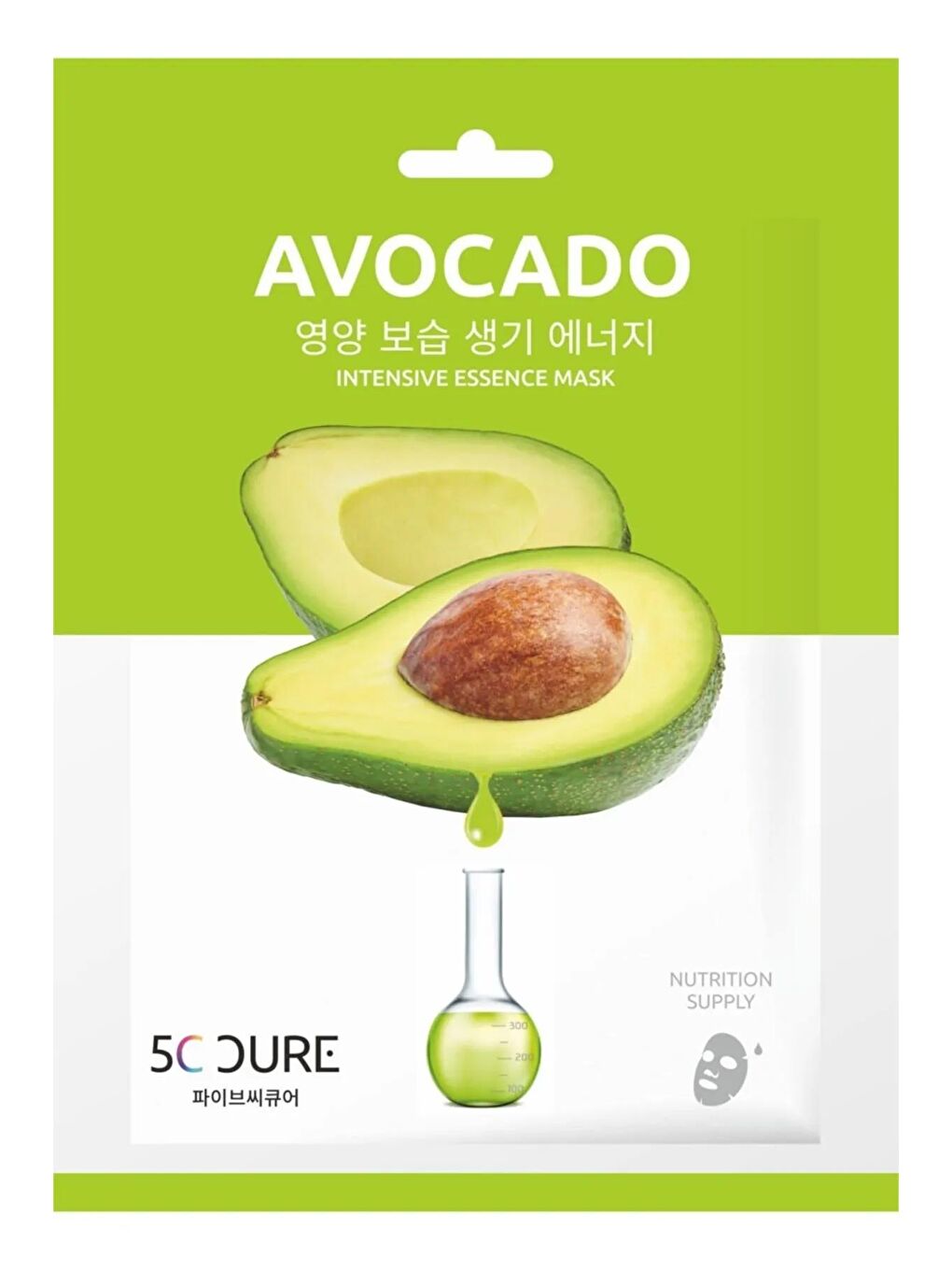 5C Cure Karışık 5C Cure Avocado Intensive Essence Mask