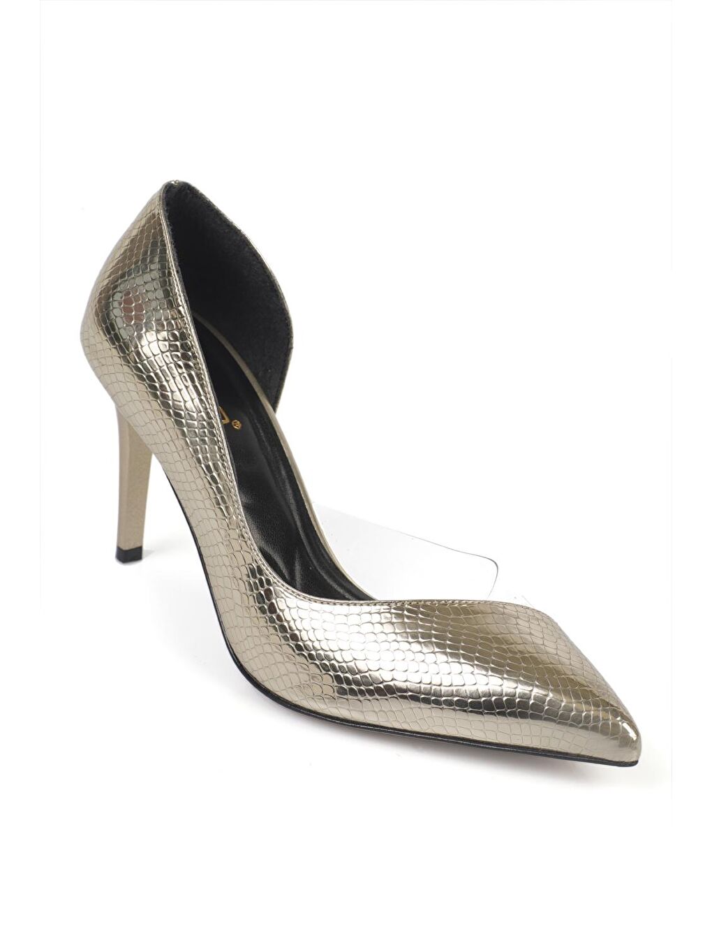 Sarı Orta Topuklu Yumuşak Pedli Taban Kadın Ayakkabı-2