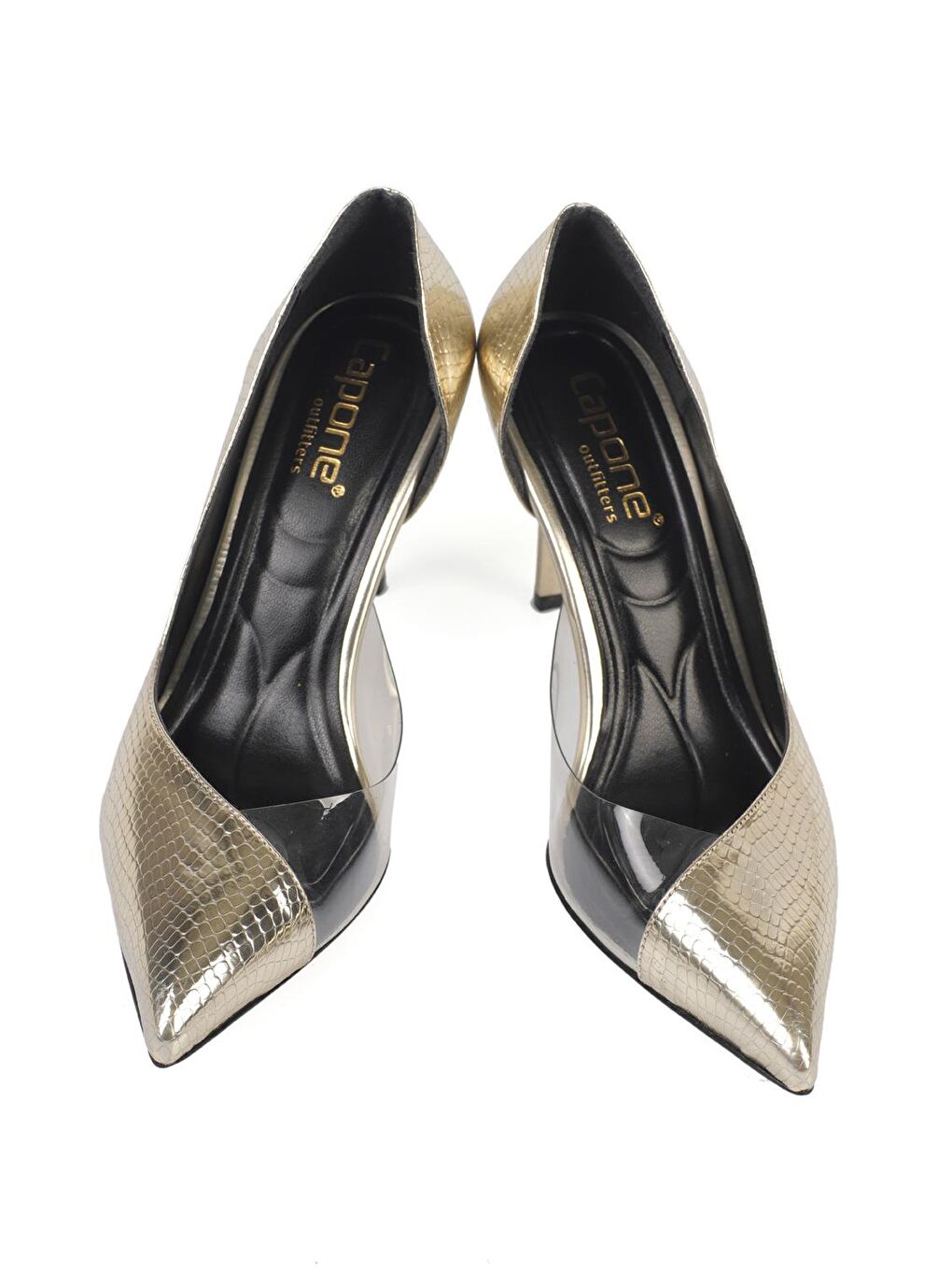 Sarı Orta Topuklu Yumuşak Pedli Taban Kadın Ayakkabı-3