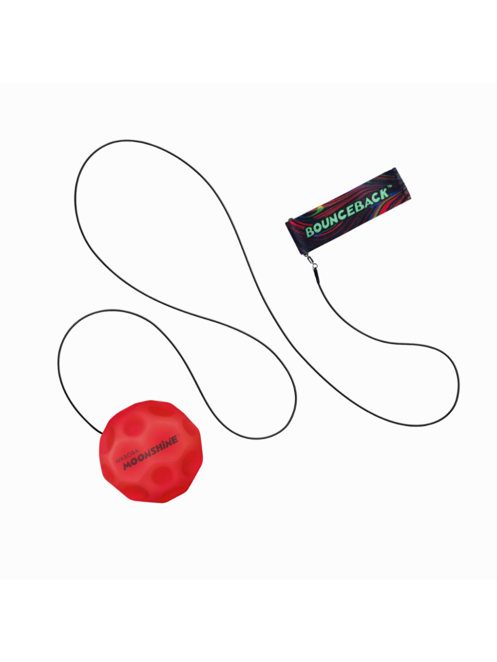 Led Bounceback Moonshine Işıklı Geri Dönen Ve Yüksek Zıplayan Top Bilek İpli Moon Ball-1