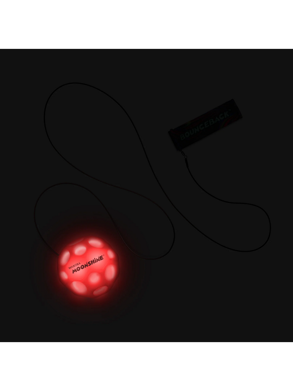 Led Bounceback Moonshine Işıklı Geri Dönen Ve Yüksek Zıplayan Top Bilek İpli Moon Ball-3
