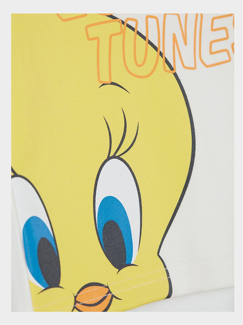 Ekru Looney Tunes Lisanslı Kız Bebek Pijama Takımı 20801-1