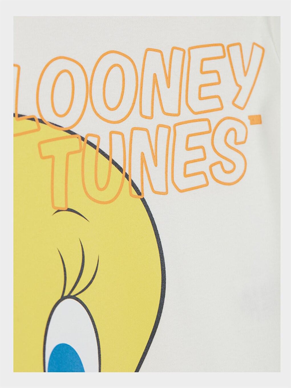 Ekru Looney Tunes Lisanslı Kız Bebek Pijama Takımı 20801-2