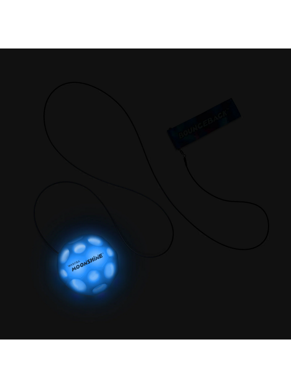 Led Bounceback Moonshine Işıklı Geri Dönen Ve Yüksek Zıplayan Top Bilek İpli Moon Ball-3