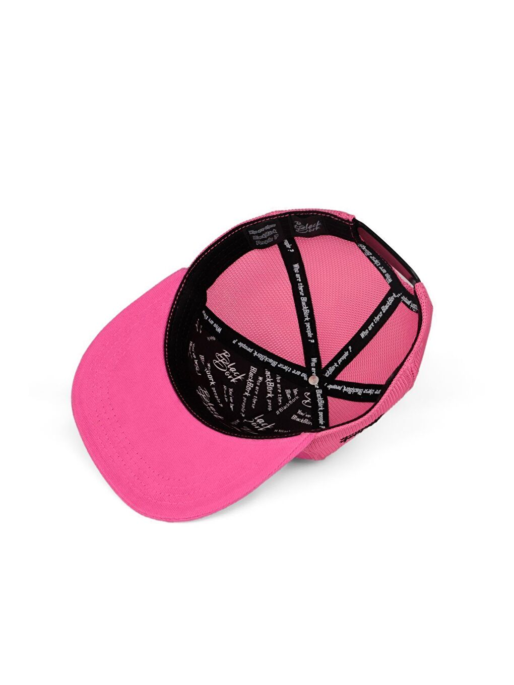 Hip Hop Kids Ayı Logolu Pembe Çocuk Trucker Şapka-2