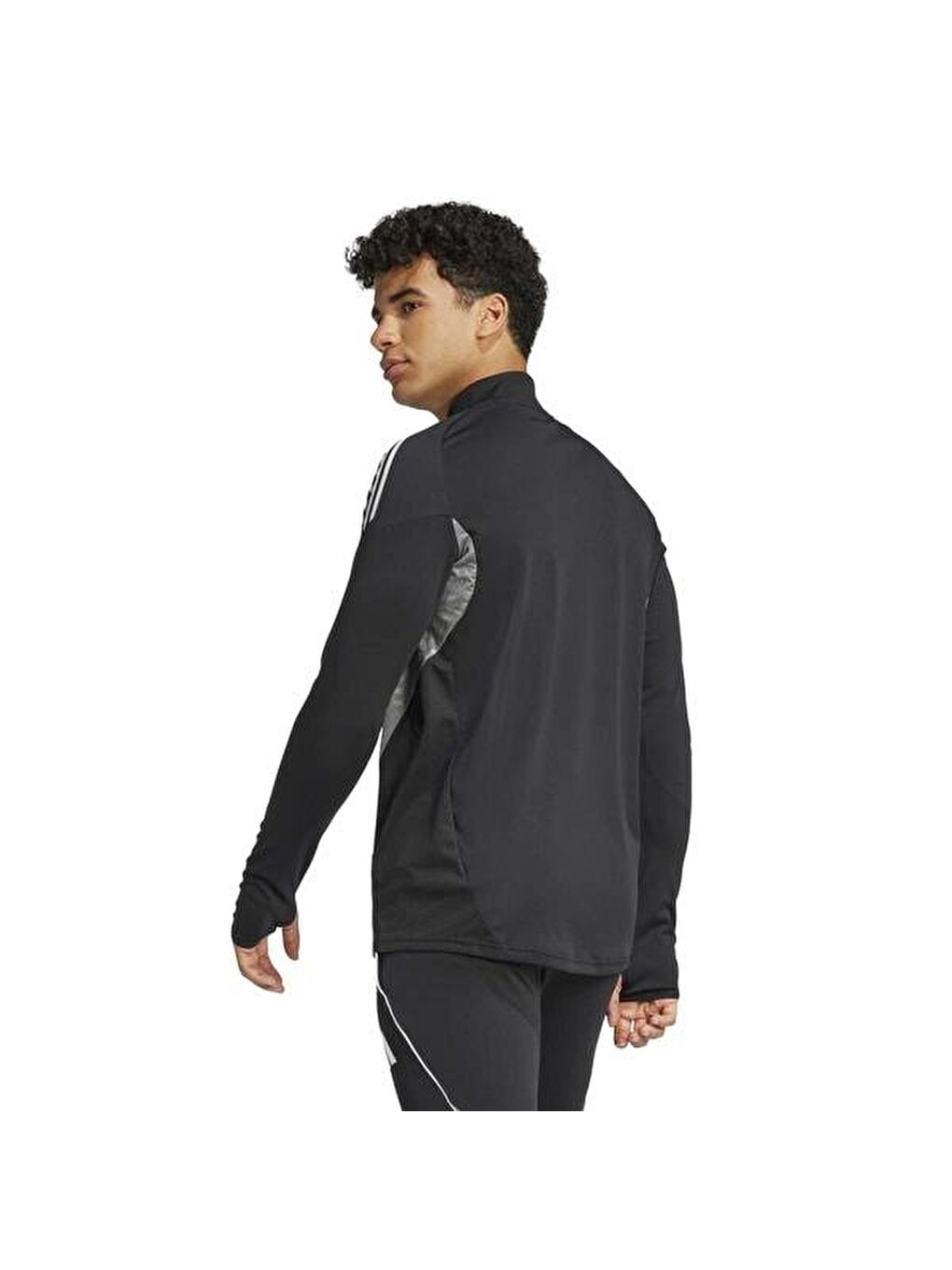 Tiro25c Training Erkek Siyah Dik Yaka Tişört-2