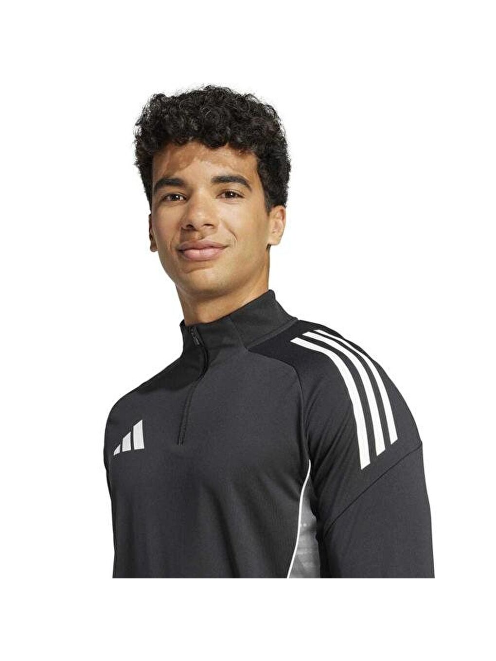 Tiro25c Training Erkek Siyah Dik Yaka Tişört-3