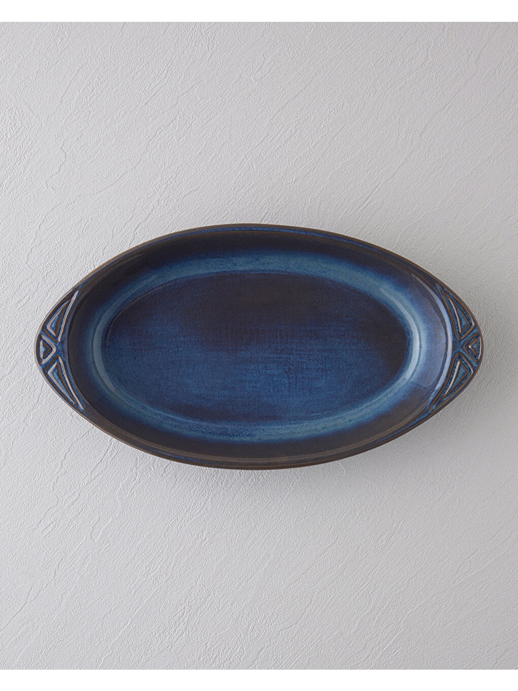 Lia Seramik Fırın Kabı 31,5x17,5x4,5 cm Mavi-1