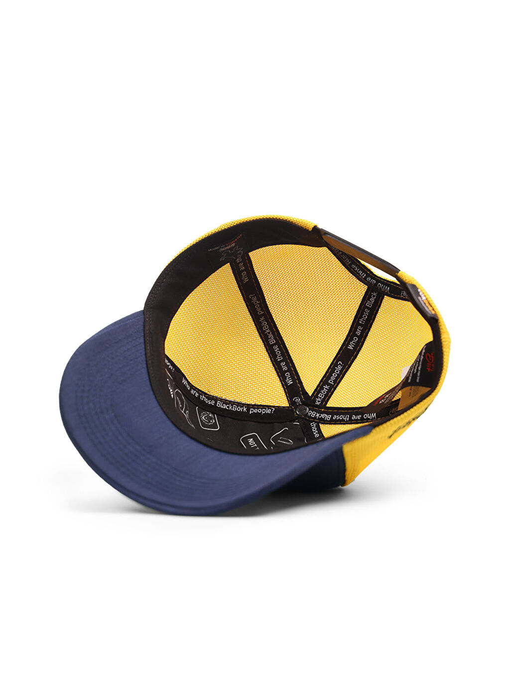 Argentina Logolu Cordura Lacivert-Sarı Trucker Şapka-4