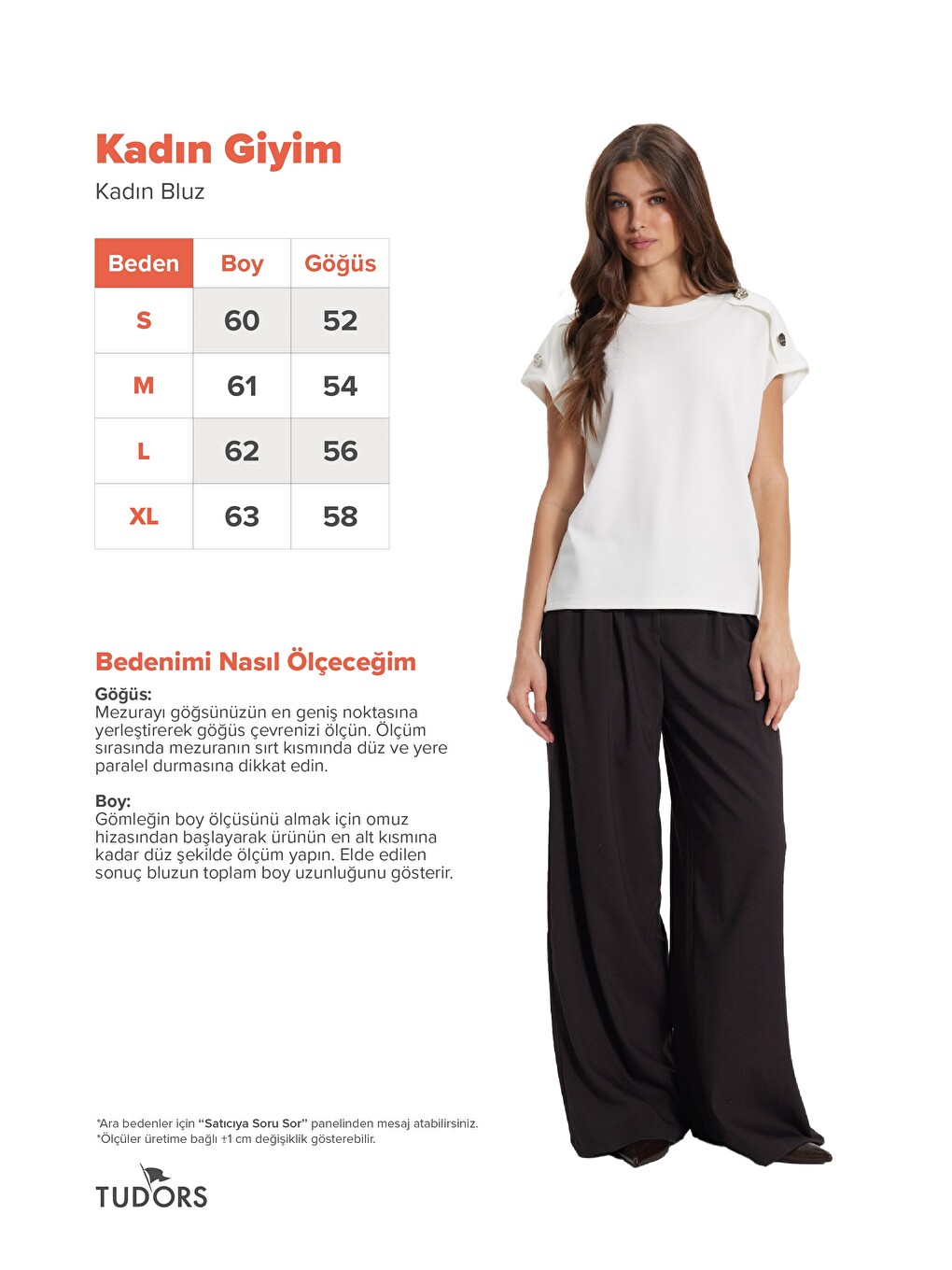 Kadın Oversize Geniş Kesim Bisiklet Yaka Omzu Düğmeli Elastanlı Ekru Beyaz Viskon Bluz-2